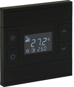 ORIA-THERMOSTAT-2 FOLD-BLACK GLASS-NO STATUS.